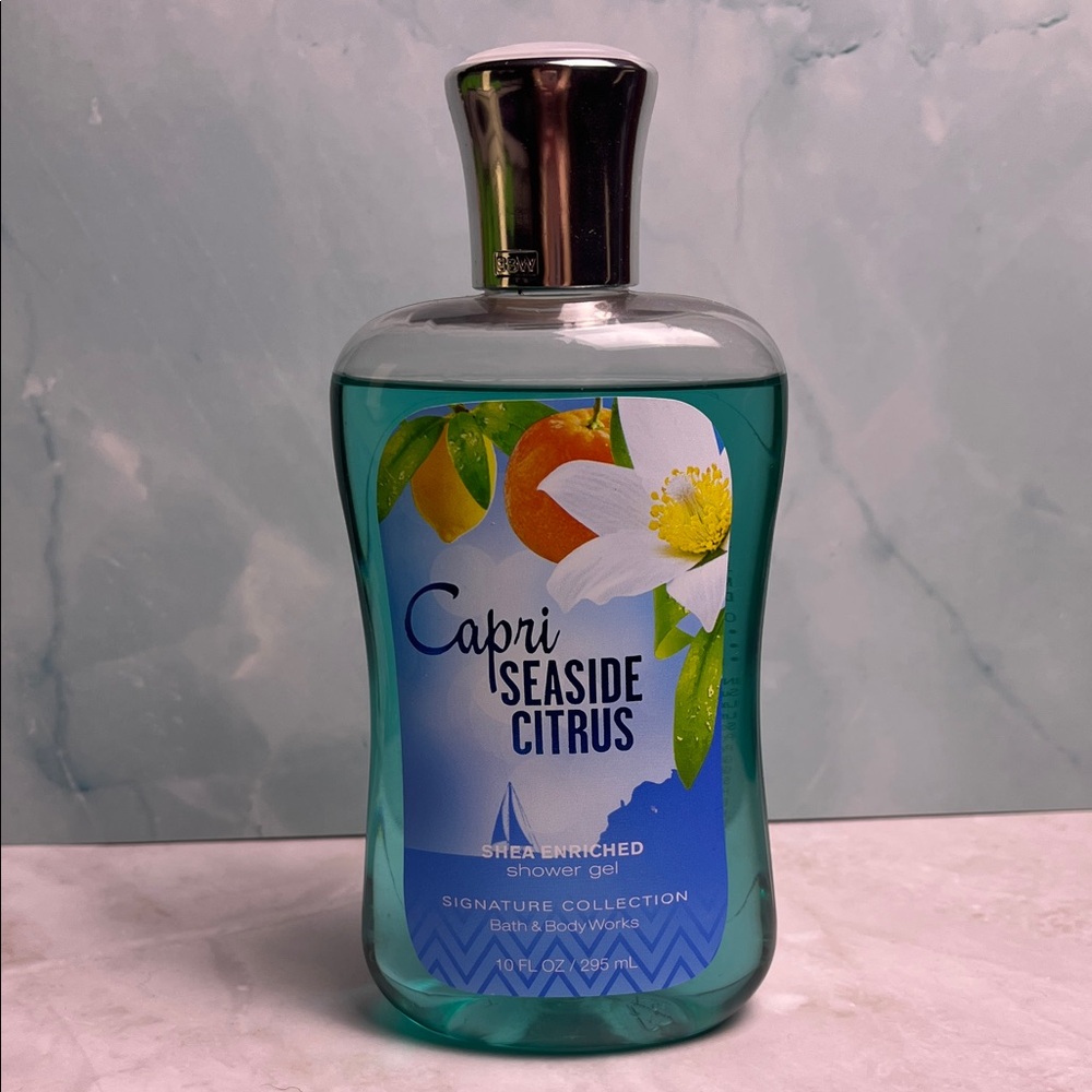 Bath & Body Works Capri Seaside Citrus Body Wash - Blue and Green